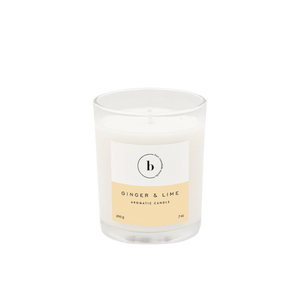 Ginger & Lime Soy Candle in Glass