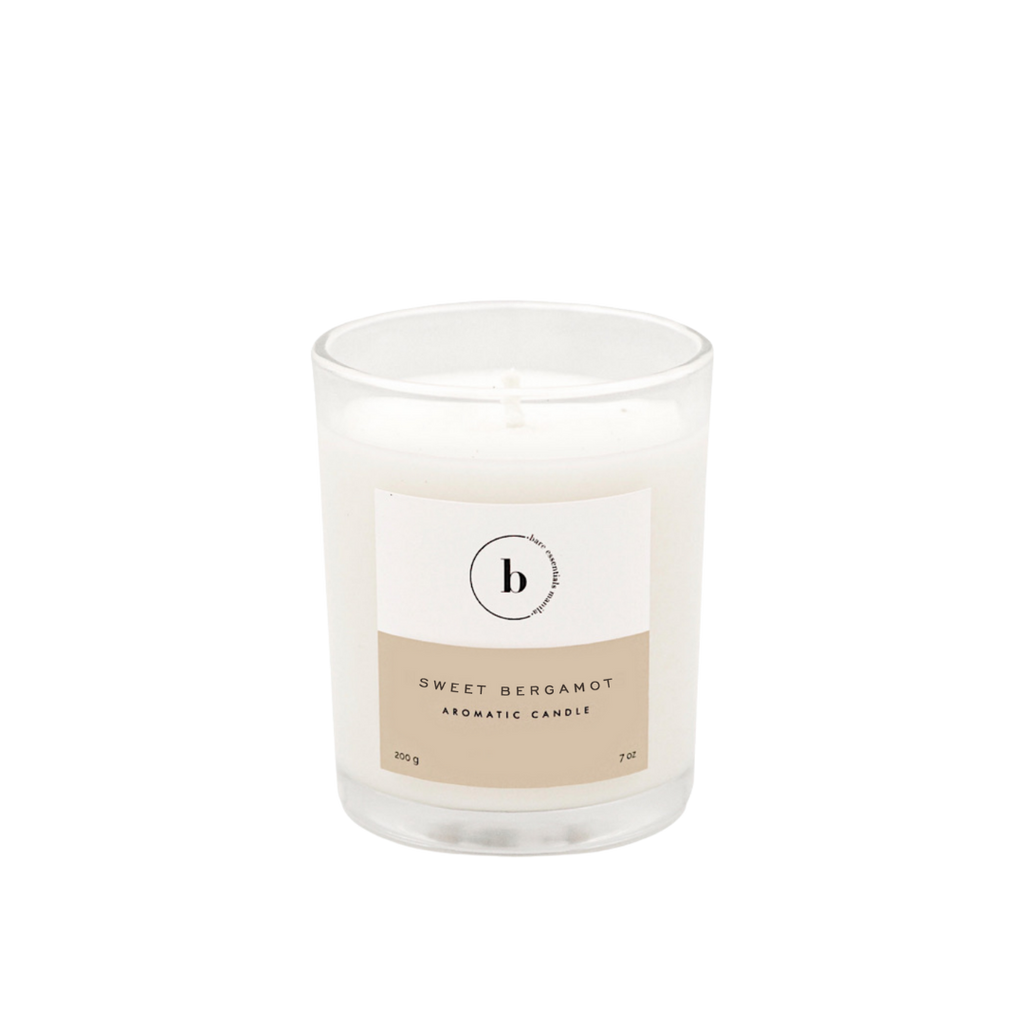 Sweet Bergamot Soy Candle in Glass