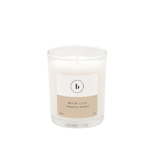 Wild Lily Soy Candle in Glass