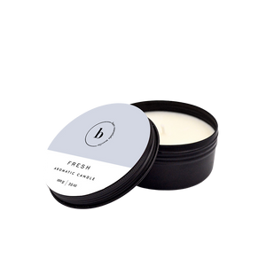 Fresh Soy Candle in White Tin